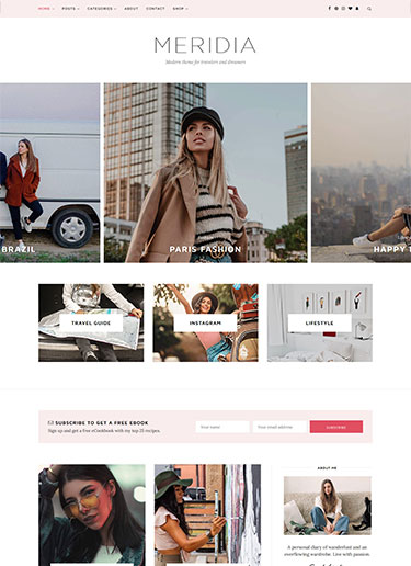 Meridia-Minimal-Lifestyle-Blog-WordPress-Theme-Preview-front-min