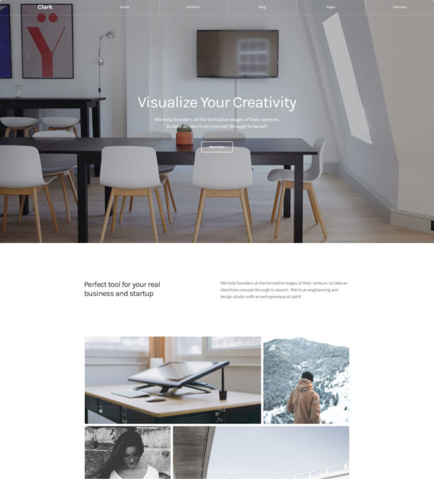 Clark – Free Multi Niche HTML Template