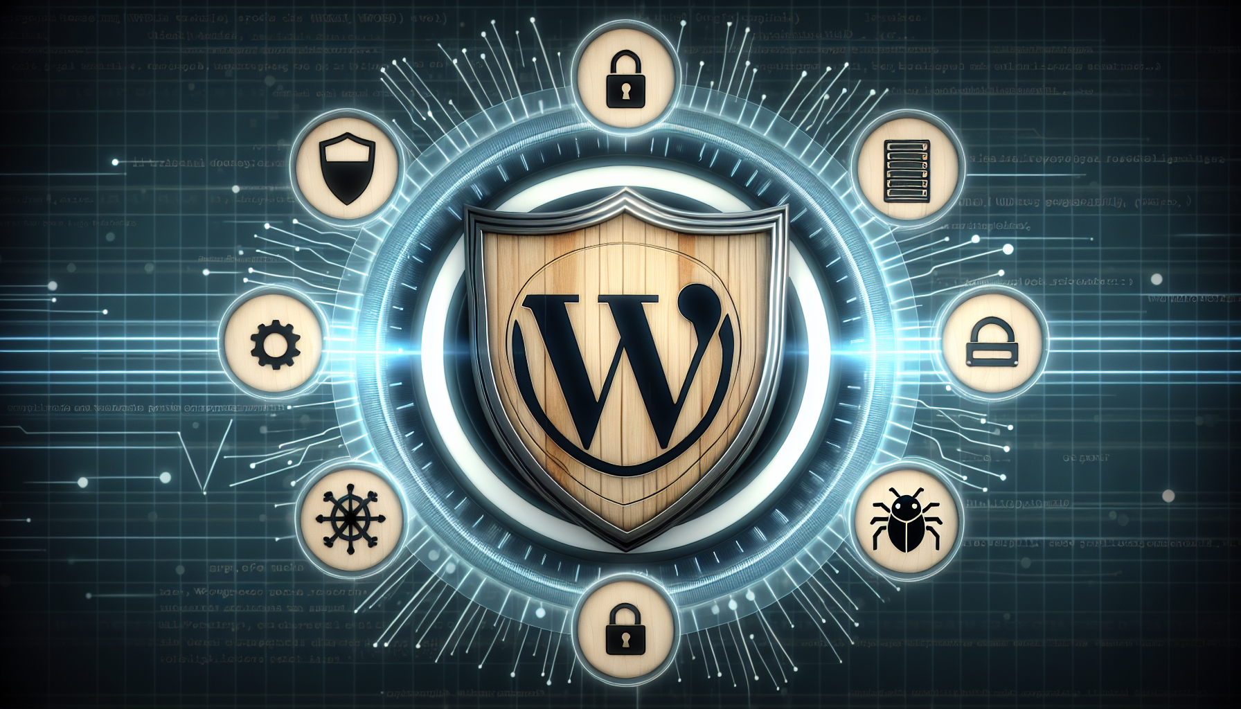 WordPress site security concept